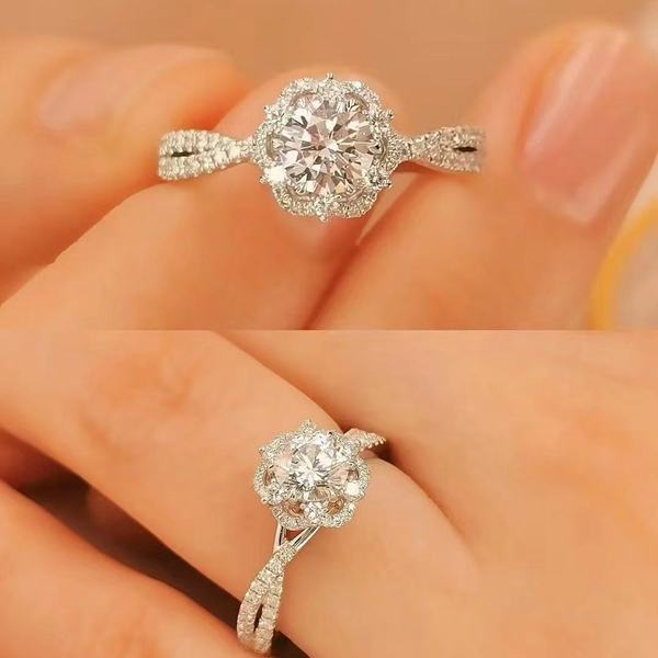 Princess Elsa Diamond Ring