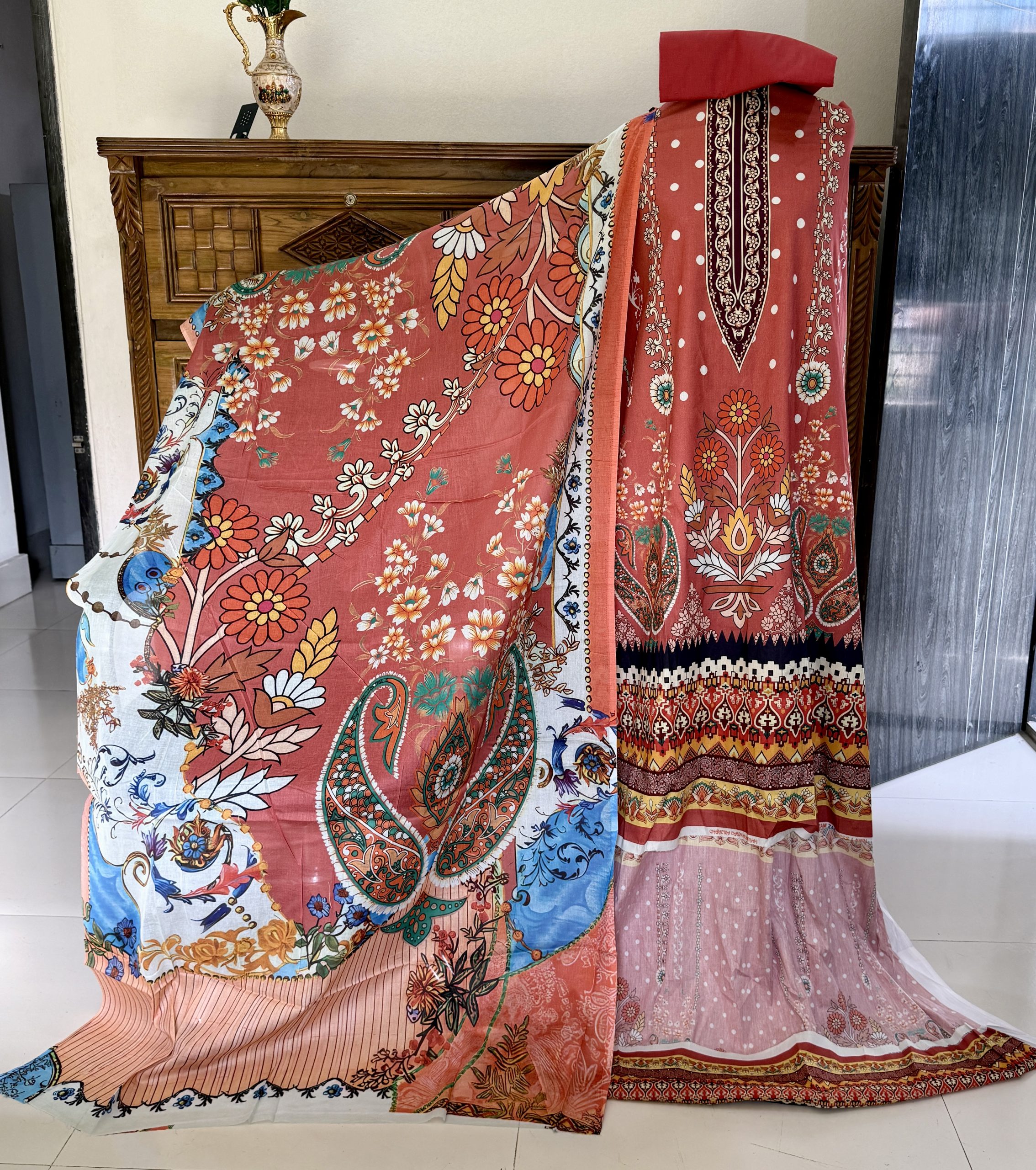 Orange-Light red Multicolor-জমজম সুইস লোন
