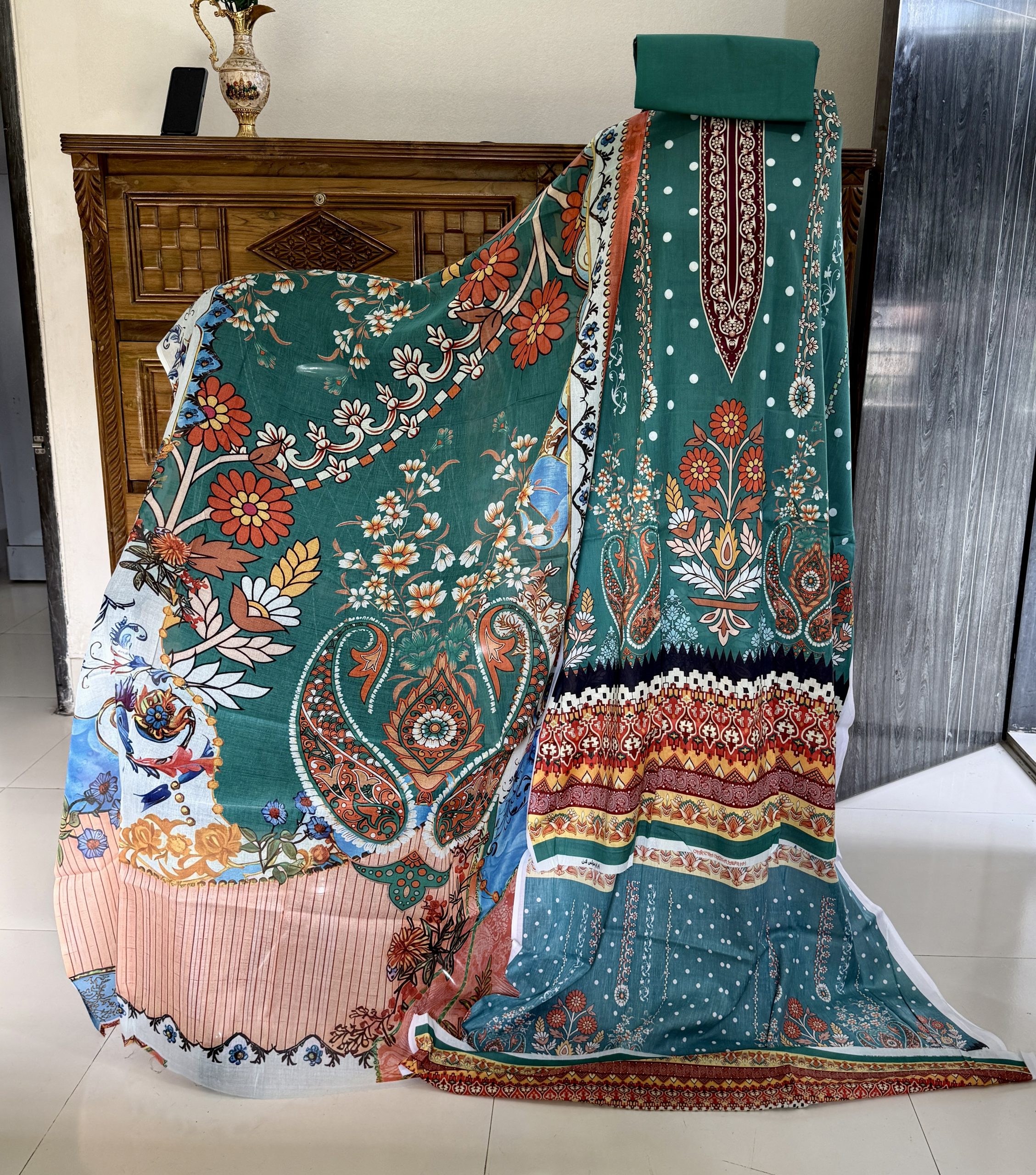 Emerald Green Multicolor-জমজম সুইস লোন