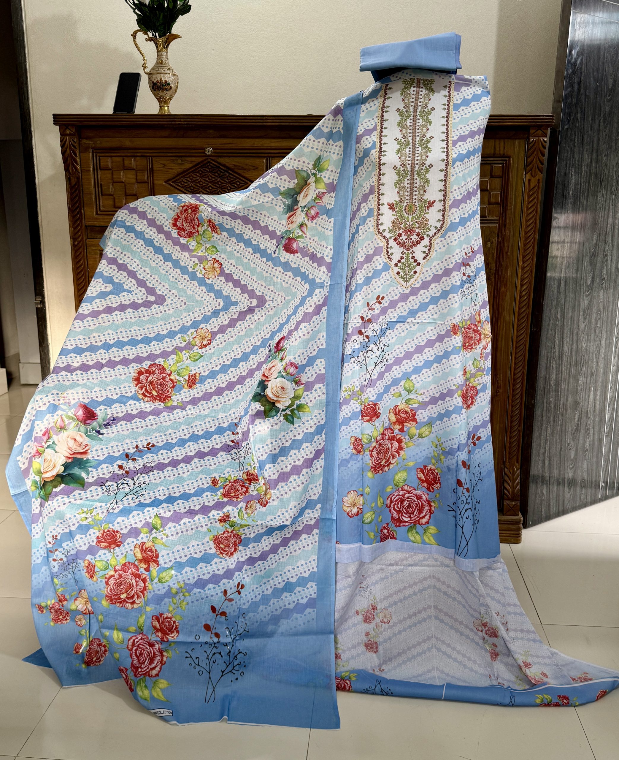 Light Blue Multicolor-জমজম সুইস লোন