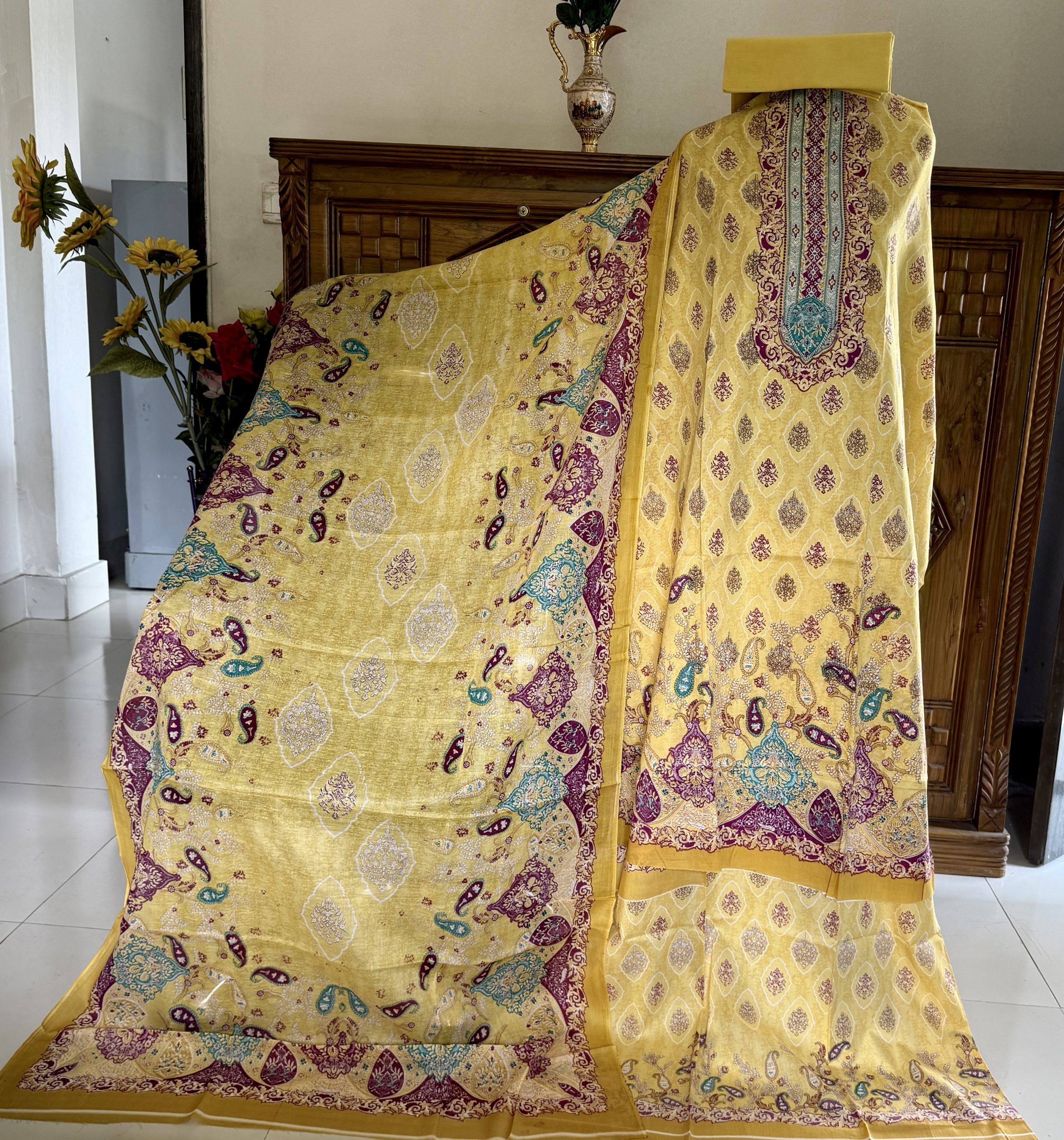 Light Yellow Multicolor-মিতা মালহা