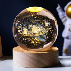 Color Changing LED 3D Crystal Ball Night Light